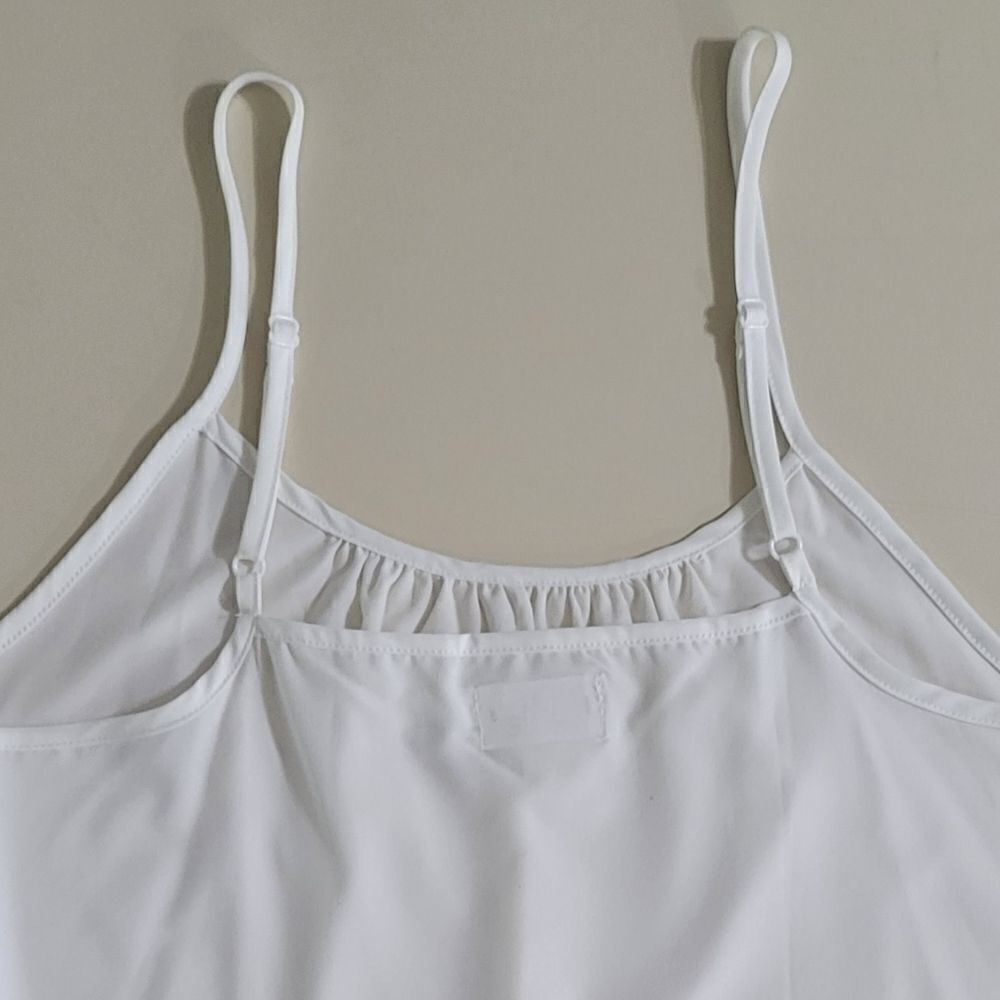 Time and Tru White Camisole Tank Top - Picture 8 of 11